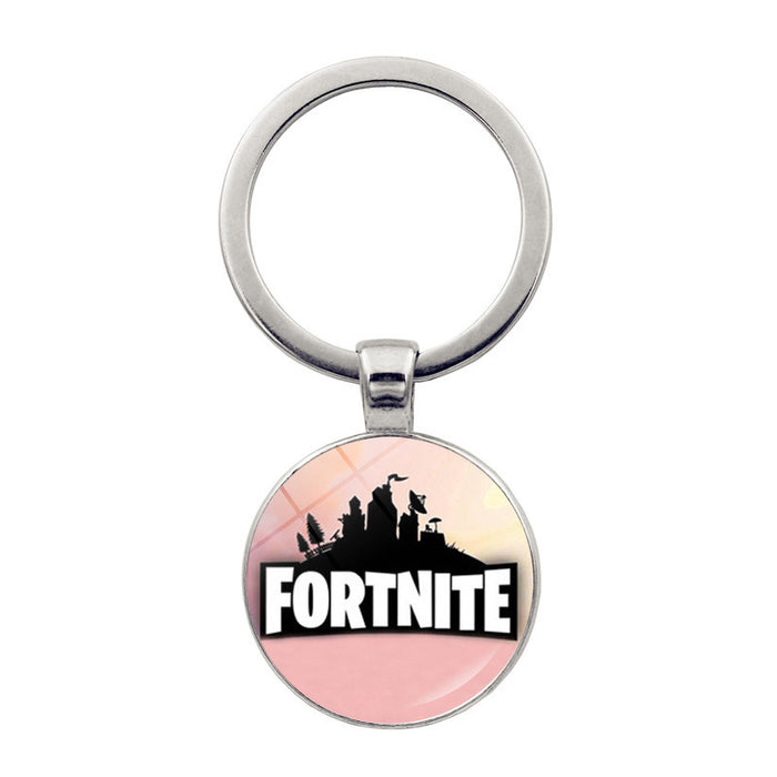 Wholesale accessories bastion night keychain Time Gem key ring pendant game peripheral jewelry