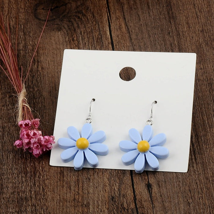 Wholesale Earrings Resin Daisy Flowers JDC-ES-XLL003