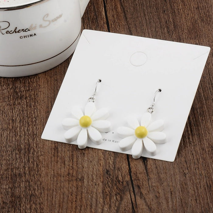 Wholesale Earrings Resin Daisy Flowers JDC-ES-XLL003