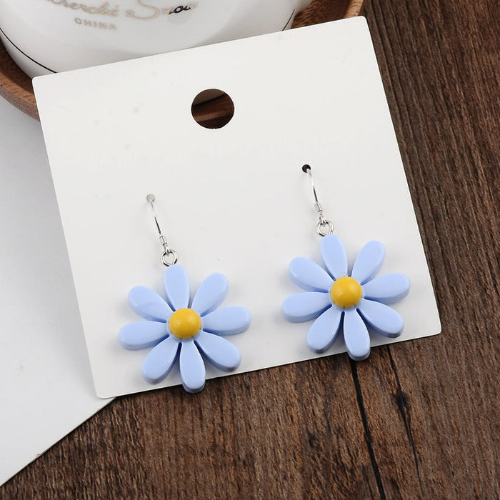 Wholesale Earrings Resin Daisy Flowers JDC-ES-XLL003