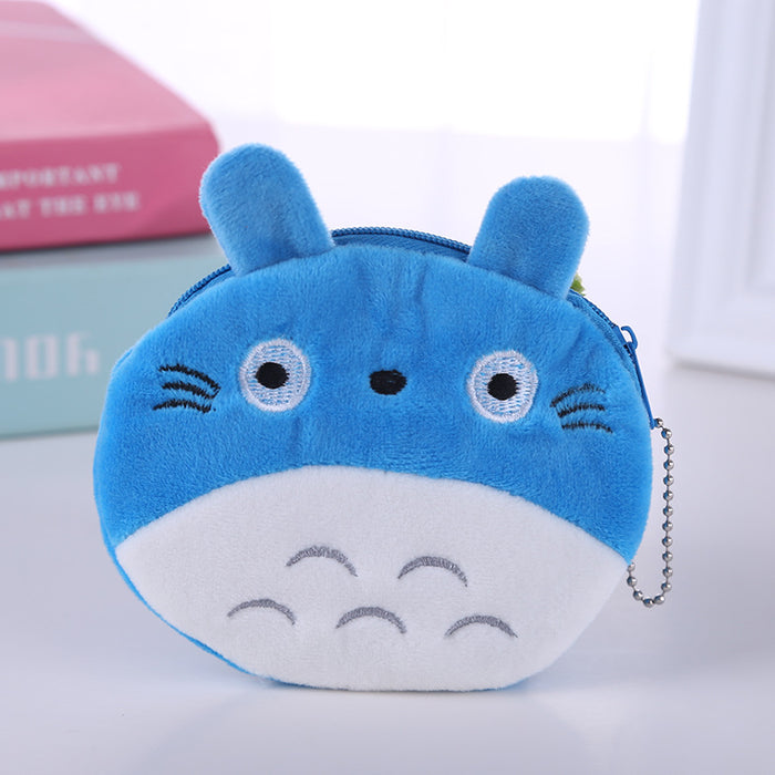 Wholesale Cute Animal Wallet Cartoon Plush Storage Card Bag Children's Handheld Key Bag JDC-WT-RC002