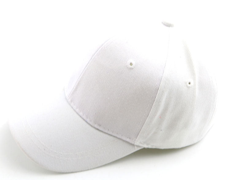 Wholesale Red Solid Color Kids Baseball Cap With Wide Brim Sunscreen Dome Top Trendy Gift
