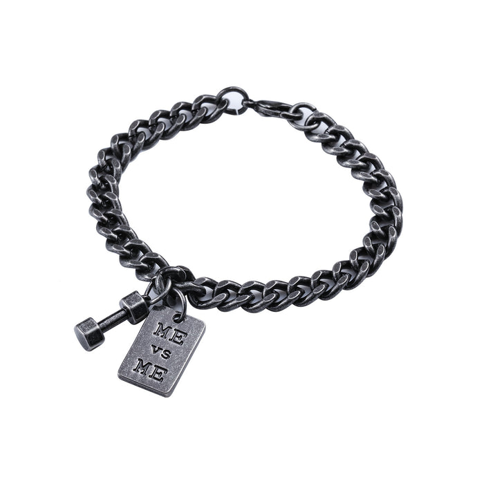 Wholesale 2pcs Dumbbell You Vs You Cube Bracelet JDC-BT-XuanHao002