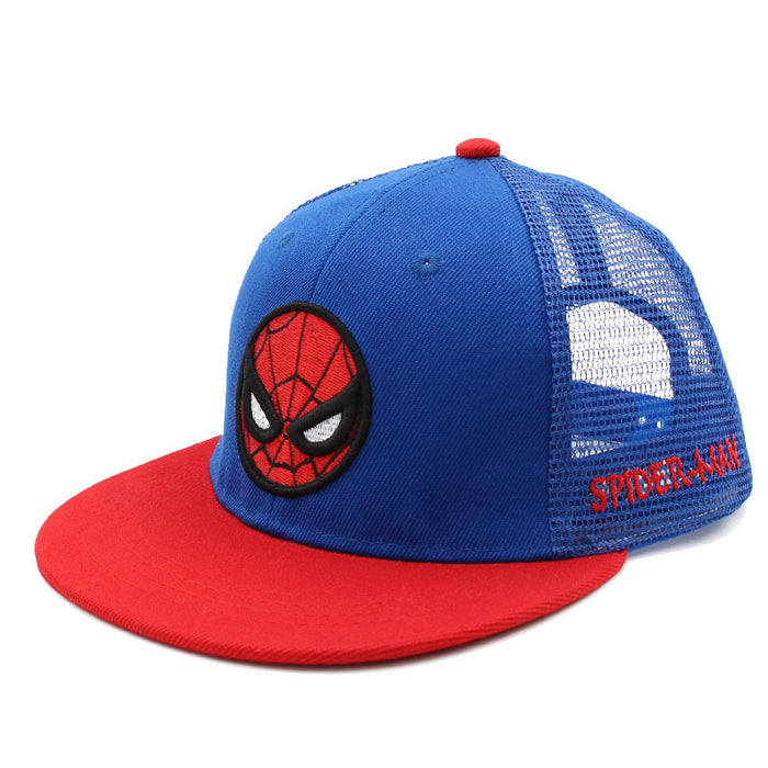 Wholesale Cotton Children's Cartoon Mesh Cap Flat Brim Baseball Cap JDC-FH-LongS001