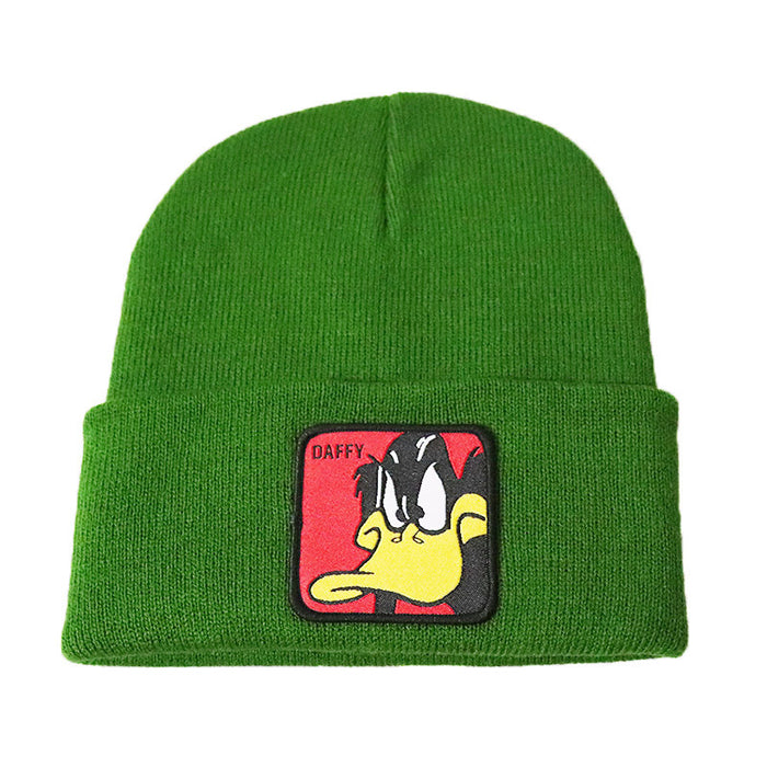 Wholesale Animal Embroidery Acrylic Knitted Beanie JDC-FH-LvH019