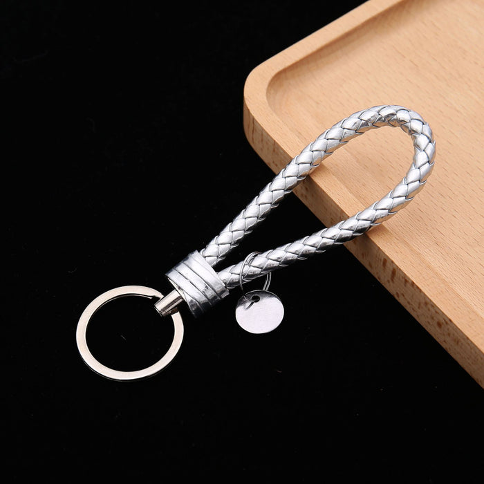 Wholesale Leather Woven Keychains, Car Accessories, Couple Bags, Accessories JDC-KC-BD006