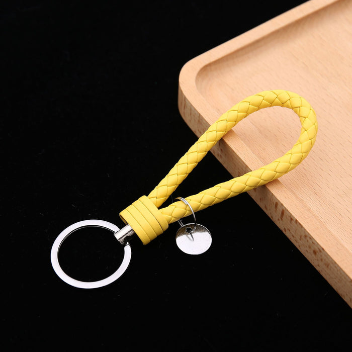 Wholesale Leather Woven Keychains, Car Accessories, Couple Bags, Accessories JDC-KC-BD006