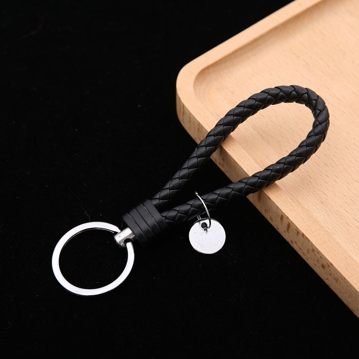 Wholesale Leather Woven Keychains, Car Accessories, Couple Bags, Accessories JDC-KC-BD006