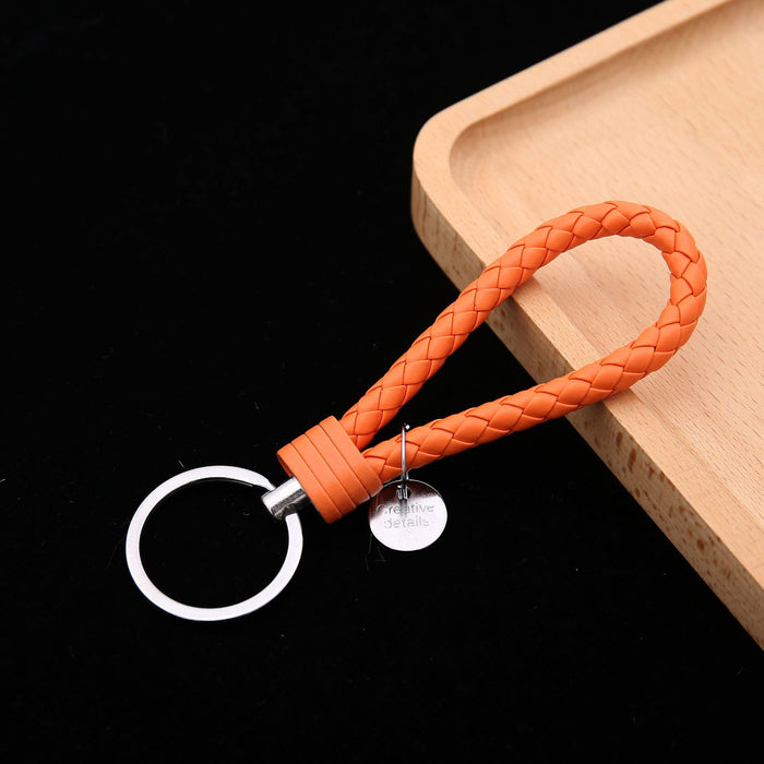 Wholesale Leather Woven Keychains, Car Accessories, Couple Bags, Accessories JDC-KC-BD006