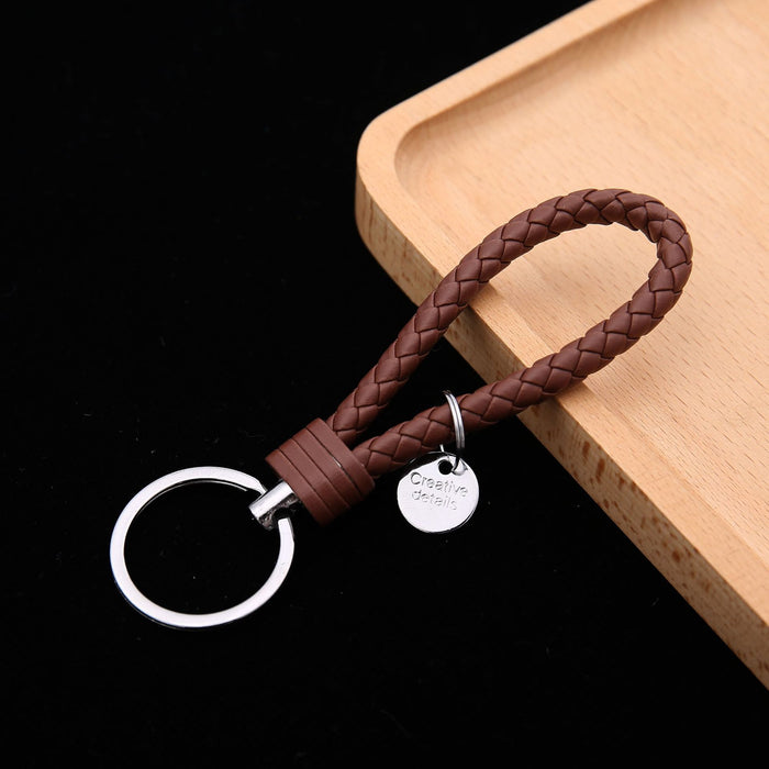 Wholesale Leather Woven Keychains, Car Accessories, Couple Bags, Accessories JDC-KC-BD006