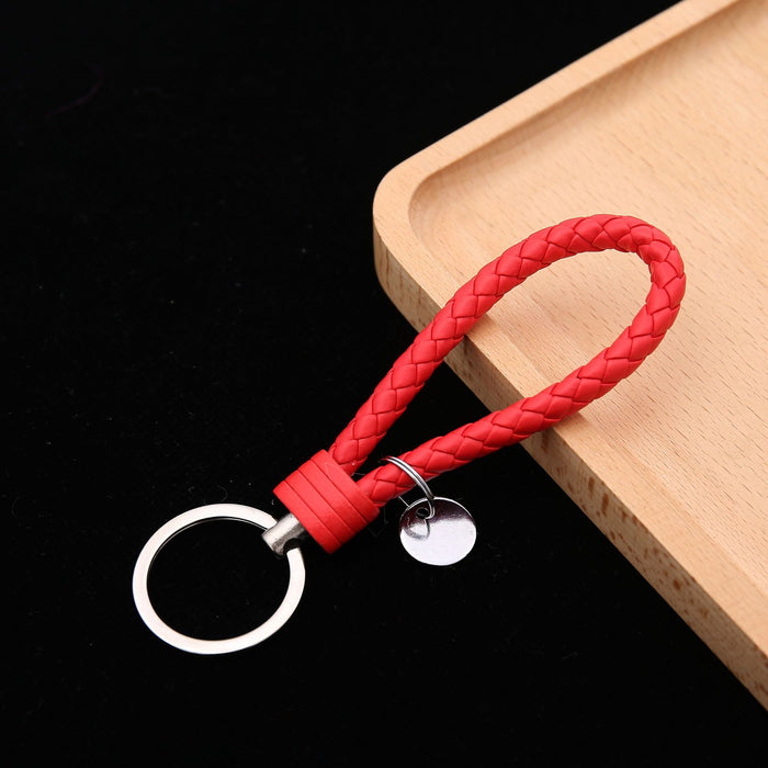 Wholesale Leather Woven Keychains, Car Accessories, Couple Bags, Accessories JDC-KC-BD006