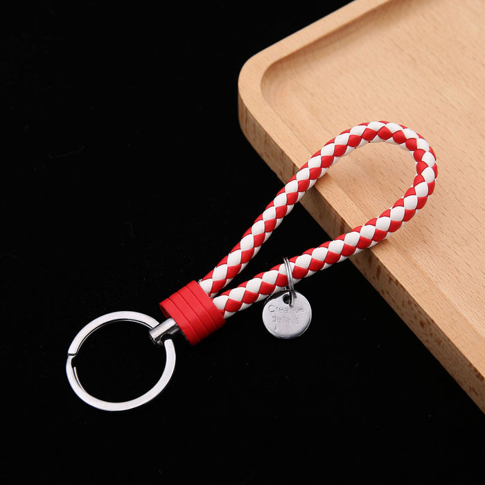 Wholesale Leather Woven Keychains, Car Accessories, Couple Bags, Accessories JDC-KC-BD006