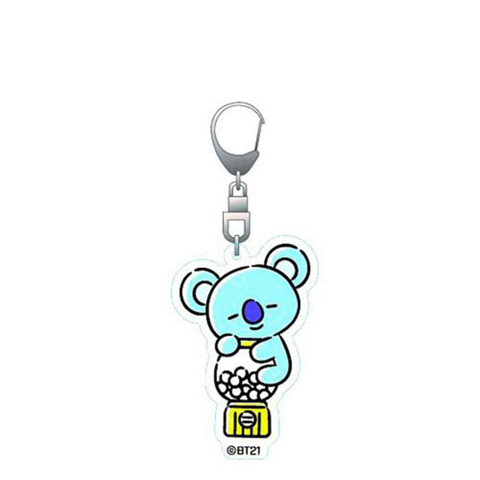 Wholesale Transparent Acrylic Cartoon Kpop Keychain JDC-KC-XinF003