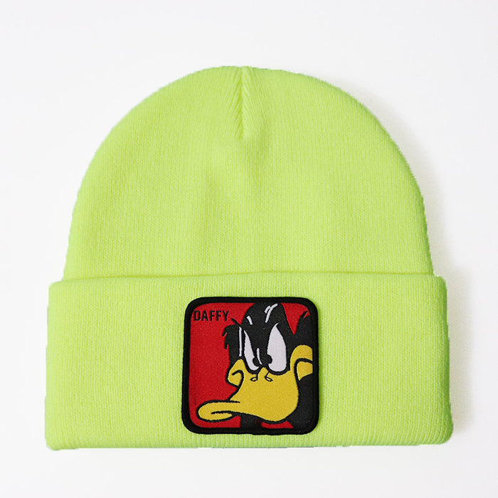 Wholesale Animal Embroidery Acrylic Knitted Beanie JDC-FH-LvH019