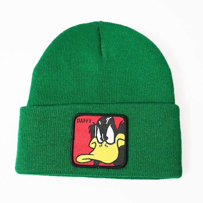 Wholesale Animal Embroidery Acrylic Knitted Beanie JDC-FH-LvH019