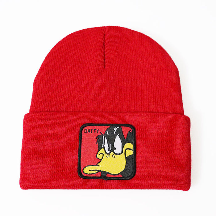 Wholesale Animal Embroidery Acrylic Knitted Beanie JDC-FH-LvH019