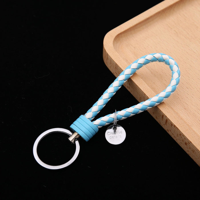 Wholesale Leather Woven Keychains, Car Accessories, Couple Bags, Accessories JDC-KC-BD006