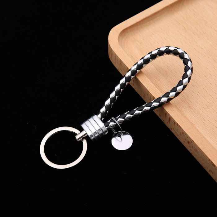 Wholesale Leather Woven Keychains, Car Accessories, Couple Bags, Accessories JDC-KC-BD006