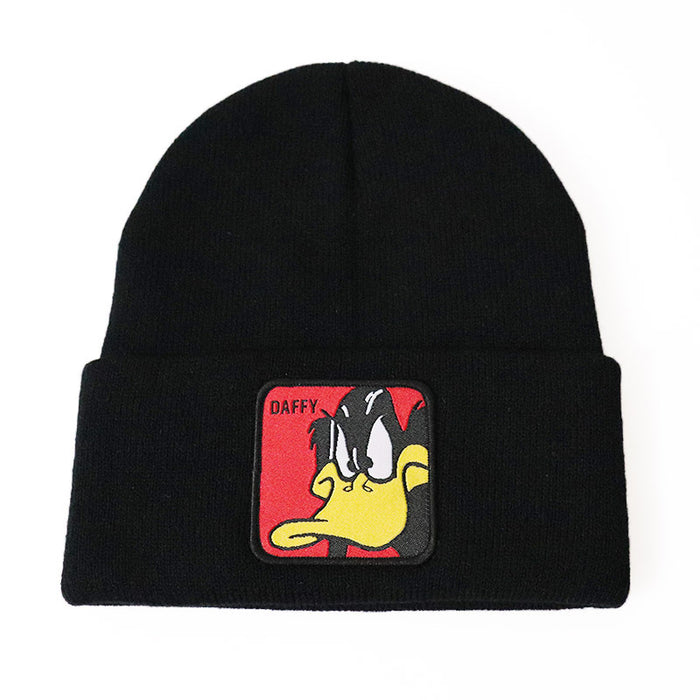 Wholesale Animal Embroidery Acrylic Knitted Beanie JDC-FH-LvH019