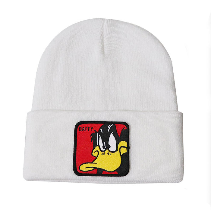 Wholesale Animal Embroidery Acrylic Knitted Beanie JDC-FH-LvH019