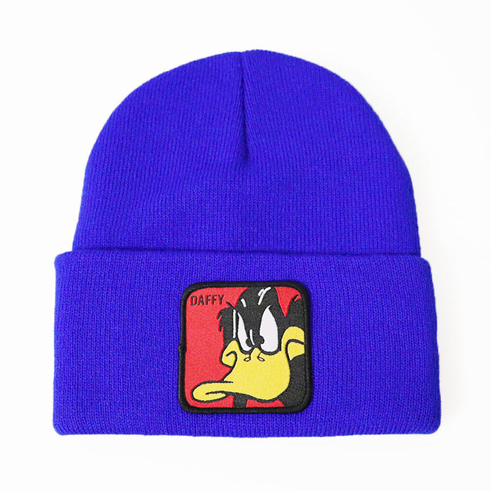 Wholesale Animal Embroidery Acrylic Knitted Beanie JDC-FH-LvH019