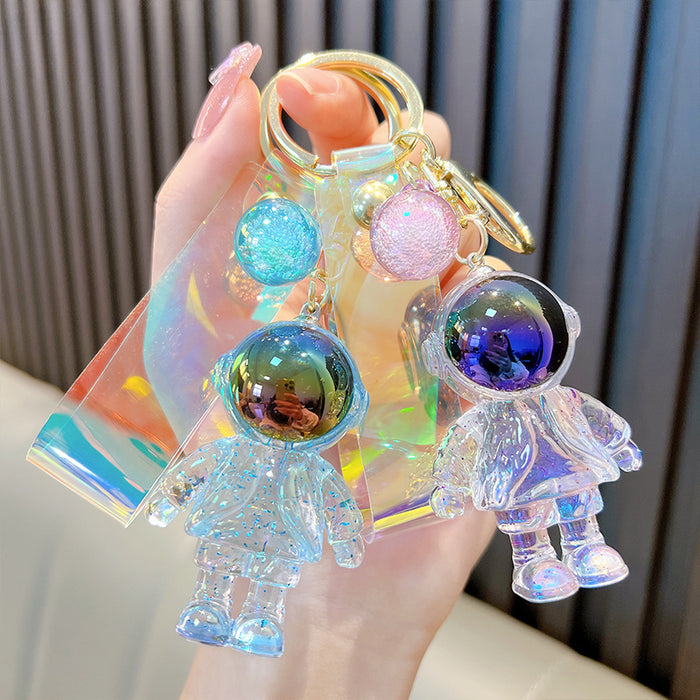 Wholesale Acrylic Astronaut Keychain JDC-KC-WoA032