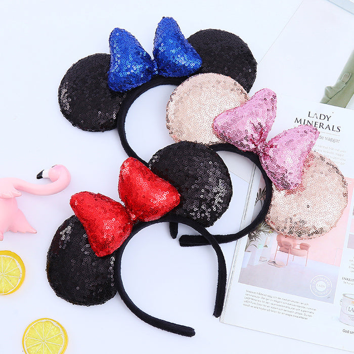 Wholesale Sequin Bow Headbands JDC-HD-MeiY003