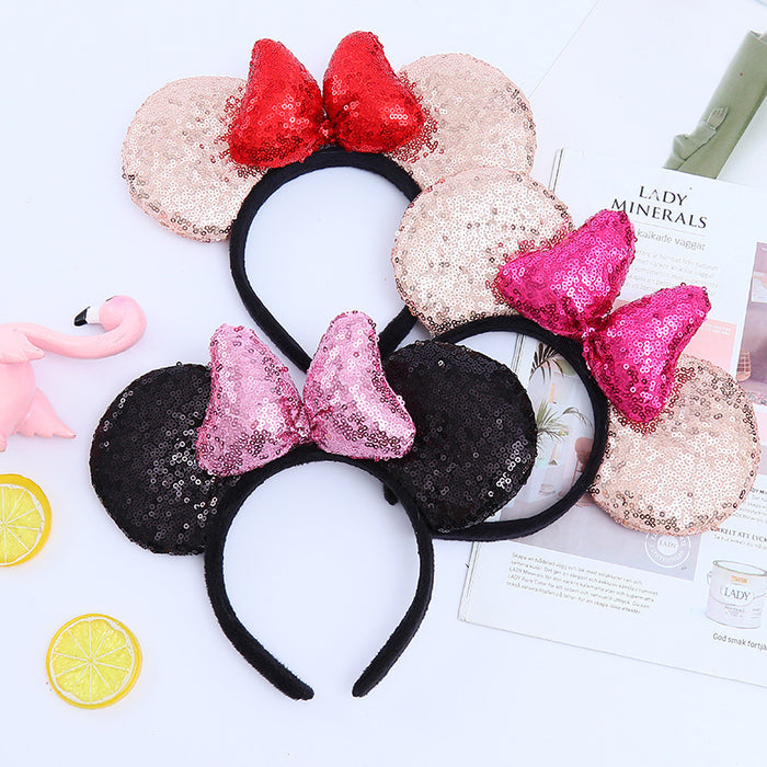 Wholesale Sequin Bow Headbands JDC-HD-MeiY003