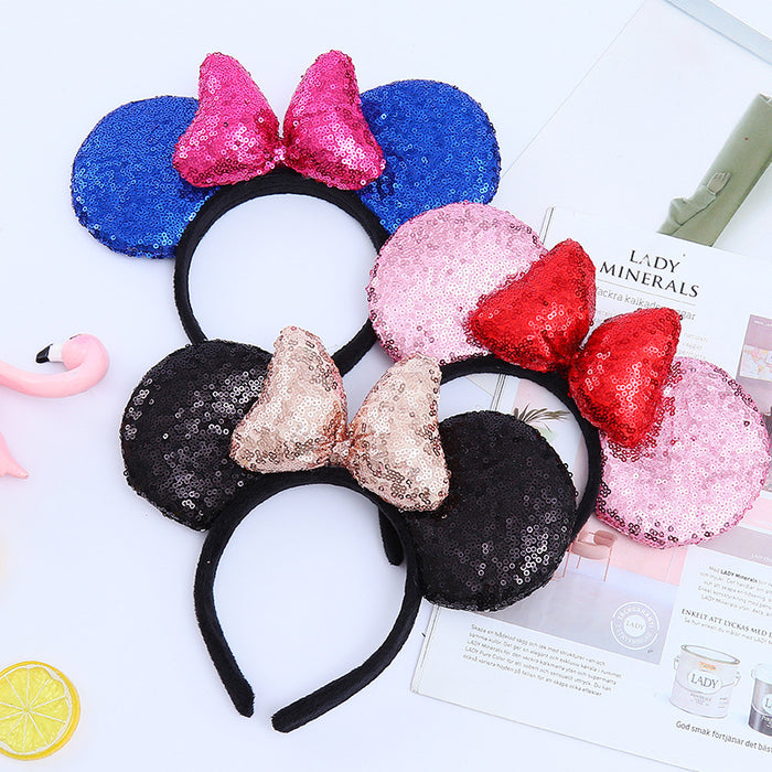 Wholesale Sequin Bow Headbands JDC-HD-MeiY003