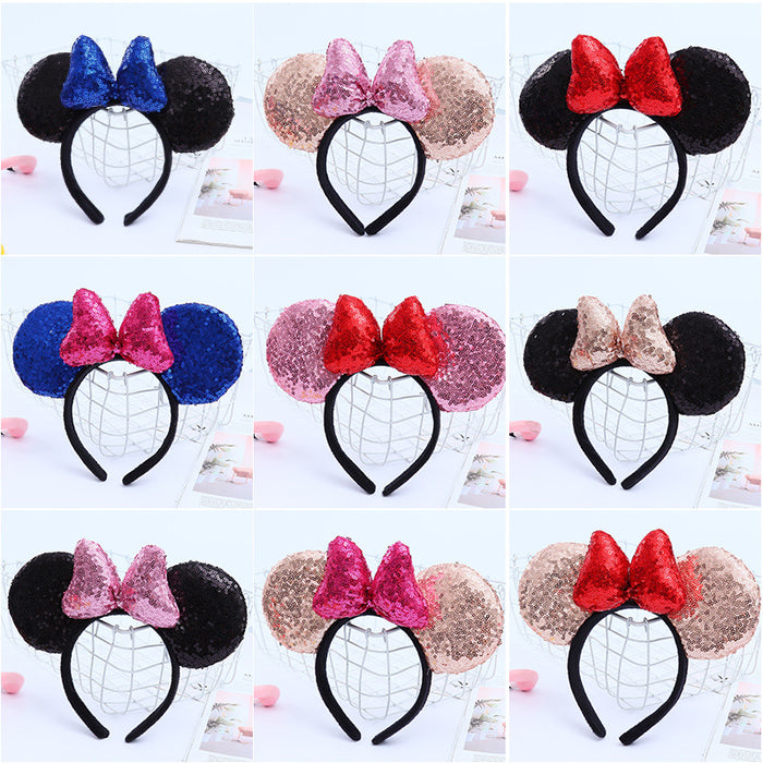 Wholesale Sequin Bow Headbands JDC-HD-MeiY003