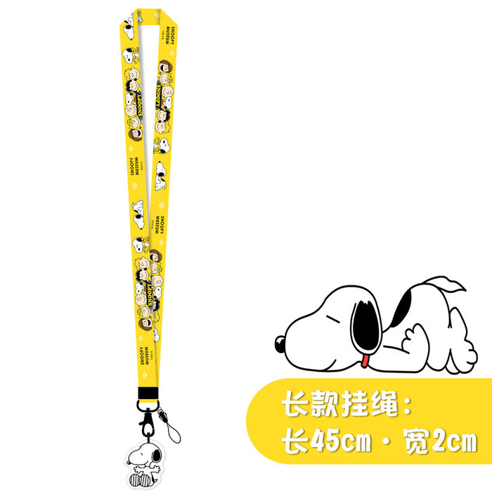 Wholesale Wide Cloth Cartoon Pendant Mobile Phone Lanyard Keychain JDC-KC-Gongz048