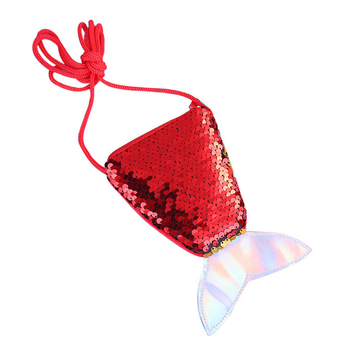 Wholesale Mermaid Tail Cross Bag Creative Children's Small Shoulder Bag JDC-SD-SM001