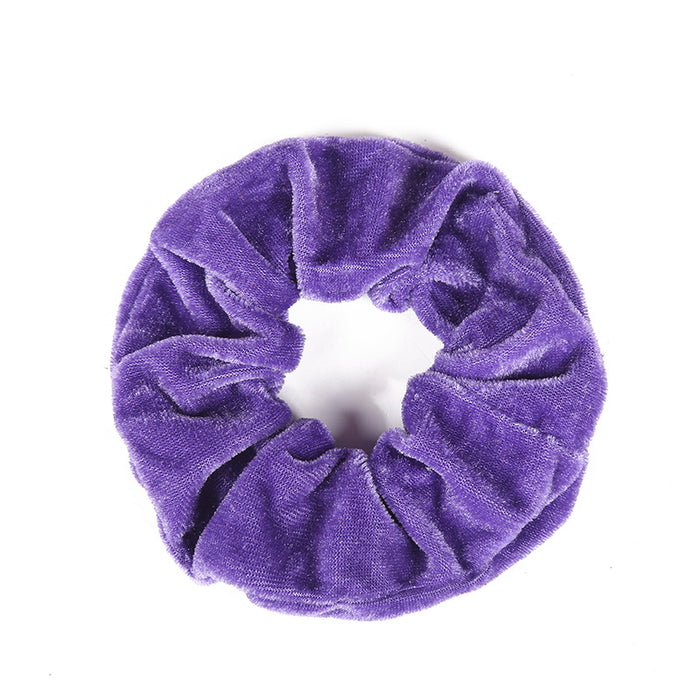 Wholesale 30pcsThick Velvet Hair Scrunchies JDC-HS-Heqin006