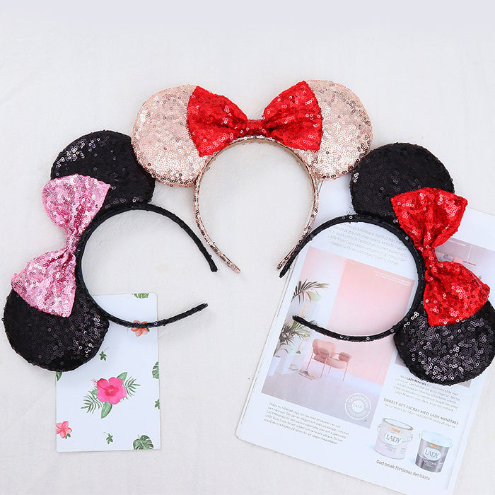 Wholesale Sequin Bow Headbands JDC-HD-MeiY004