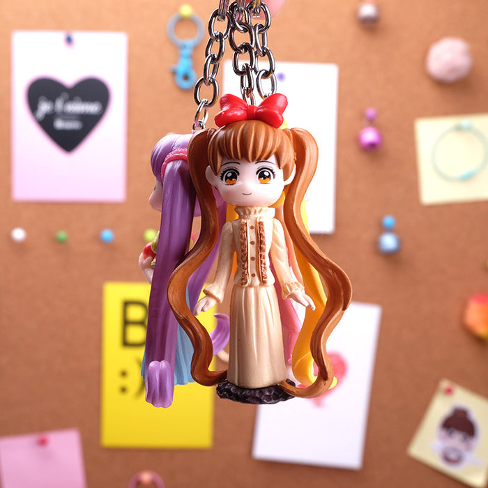 Wholesale Cartoon Resin Keychains JDC-KC-QMou031