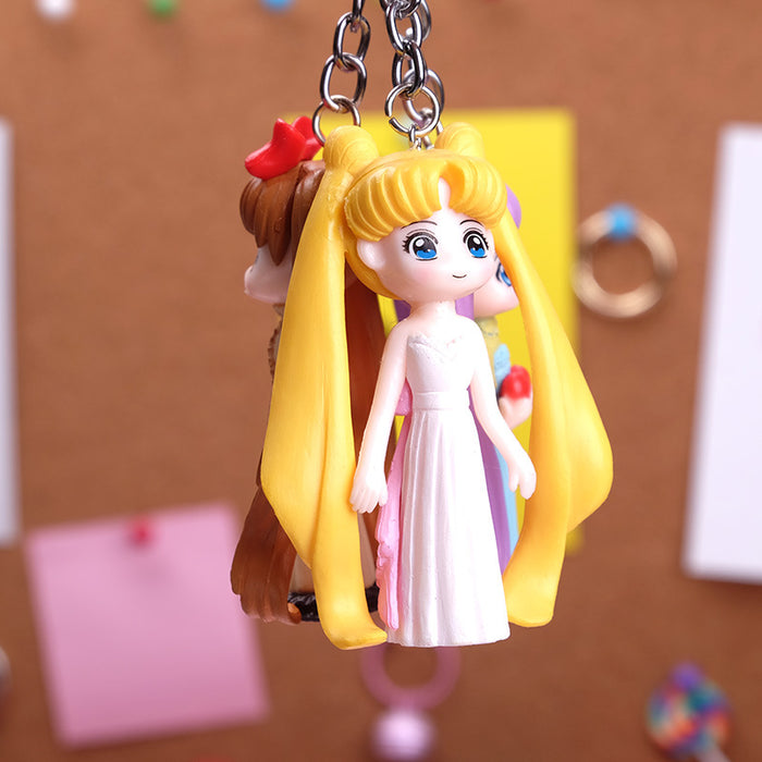 Wholesale Cartoon Resin Keychains JDC-KC-QMou031