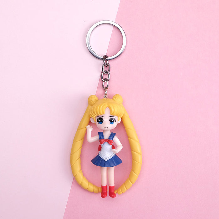 Wholesale Cartoon Resin Keychains JDC-KC-QMou031