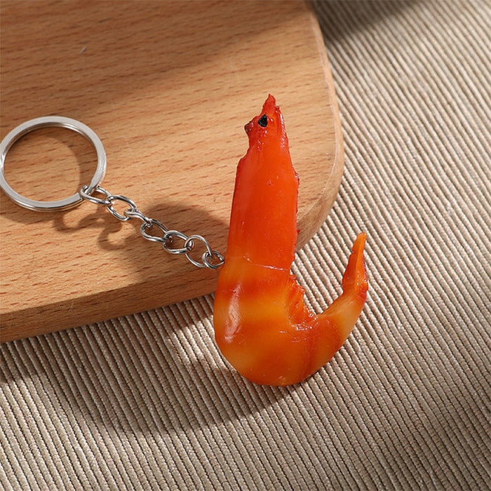 Wholesale PVC Simulated Food Keychain Charms Realistic Chicken Wing Roast Duck And Braised Pork Pendant MOQ≥5
