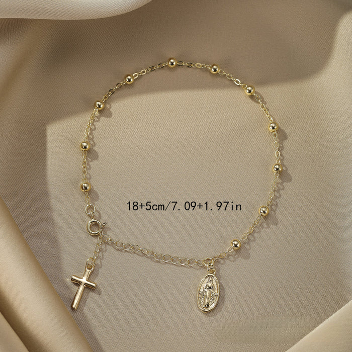 Wholesale Rosary Cross Alloy Bracelet JDC-BT-ShuM003