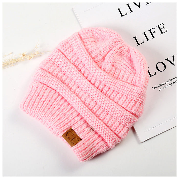 Wholesale Simple Autumn and Winter Empty Top Knitted Hat JDC-FH-HengYu002