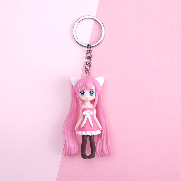 Wholesale Cartoon Resin Keychains JDC-KC-QMou031