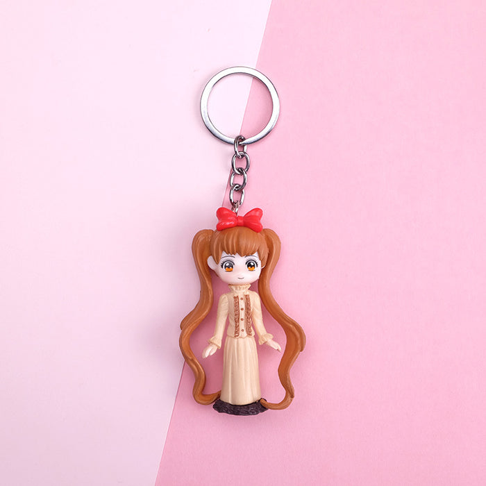 Wholesale Cartoon Resin Keychains JDC-KC-QMou031