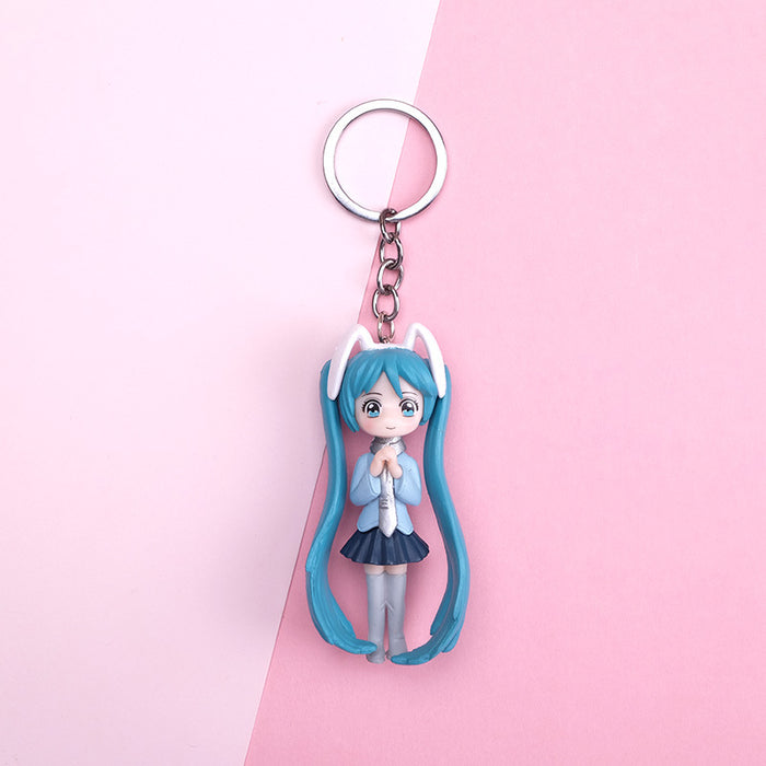 Wholesale Cartoon Resin Keychains JDC-KC-QMou031