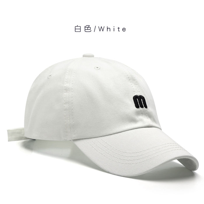 Wholesale M Letter Embroidery Versatile Soft Top Visor Baseball Cap JDC-FH-TuL044