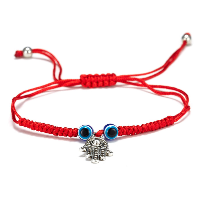 Wholesale  Blue Eye Evil Eye Red String Bracelet Versatile  Geometric Elements