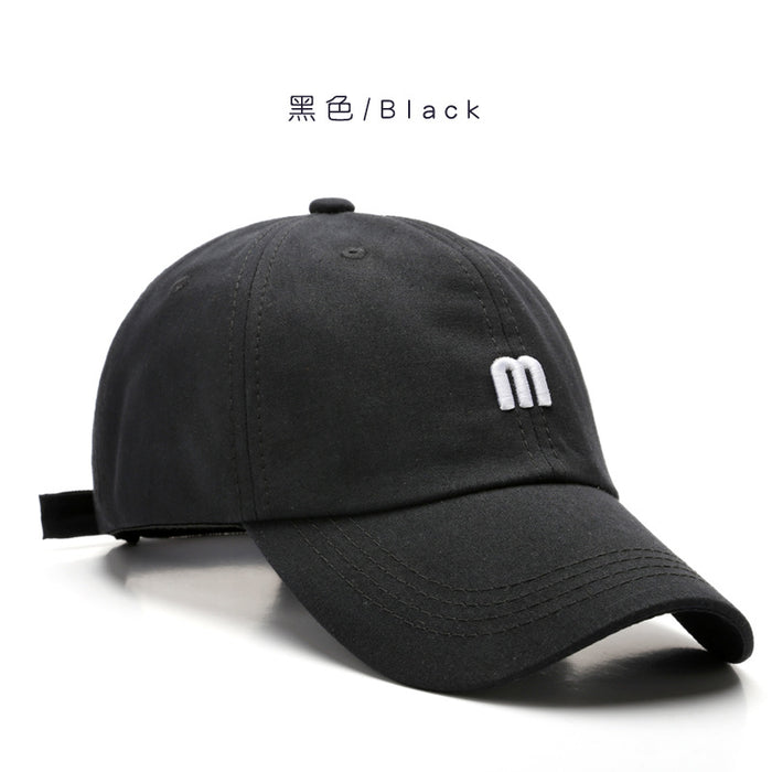 Wholesale M Letter Embroidery Versatile Soft Top Visor Baseball Cap JDC-FH-TuL044