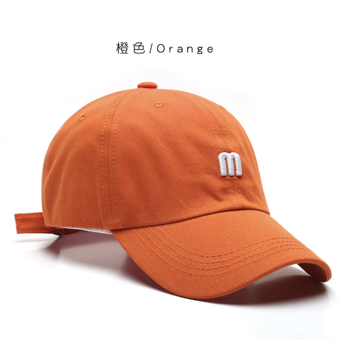 Wholesale M Letter Embroidery Versatile Soft Top Visor Baseball Cap JDC-FH-TuL044