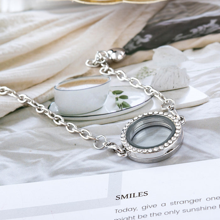Wholesale Bracelet Openable Box Jewelry Photo Box Photo Frame Bracelet