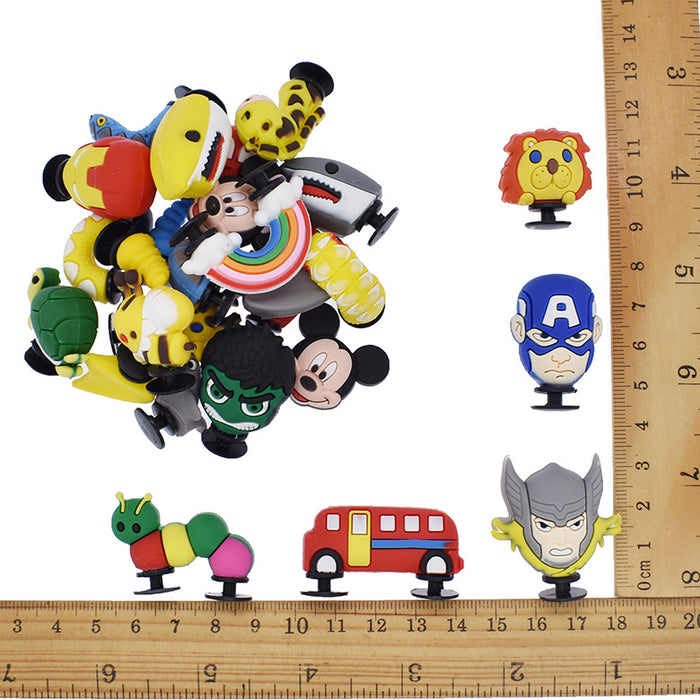 Wholesale Random 10pcs 3D Cartoon Crocs Shoe Buckle JDC-SC-XiaoY007