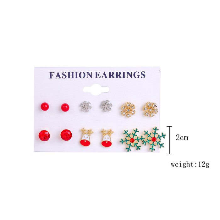 Wholesale Alloy Christmas Earrings Set